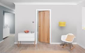 China Rustic Composite White Lacquer MDF Interior Doors Batten / Aluminum Honeycomb Filling factory