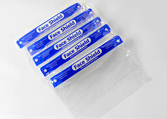 Clear Anti UV Disposable Face Shield Spray Proof