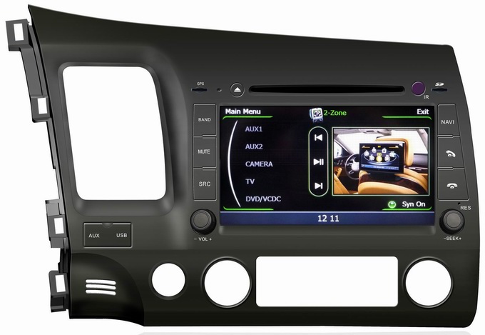 Ouchuangbo S100 Platform for Honda Civic (left) 2006-2011 Car Radio Stereo GPS Navigation 3G Wifi Bluetooth