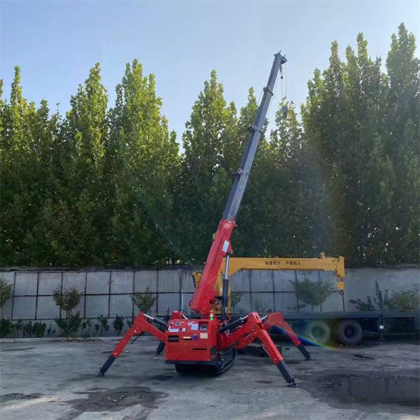 Electric and Diesel Power Spider Crawler Crane for Smooth Operation