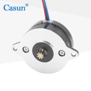 China 1.8 Degree NEMA 14 SMT Stepper Motor 6.6V 90mN.m Gear Shaft Permanent Magnet Motor factory