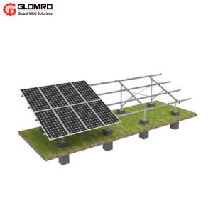China Aluminum alloy Solar Panel Ground Supports Solar Structure Installation Bracket factory