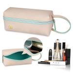 Pink Red Custom Cosmetic Bag Travel Women Girl BSCI 9.4x6.5x4.7"
