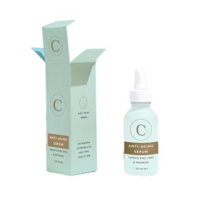 China Skincare Serum Medicine Packaging Box 350g C1S Art Paper Material factory