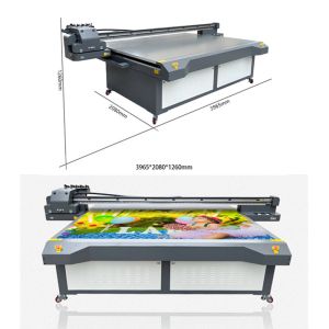 UV LED Printer for Industrial Direct Flat Panel Printing with Variable Dot