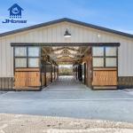 Versatile Steel Horse Stable Required Assembly for Flexible and Functional