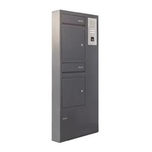 China Waterproof Post Mail Enclosure Metal Letter Box Powder-Coated Wall Mount Letter Box Mailbox factory