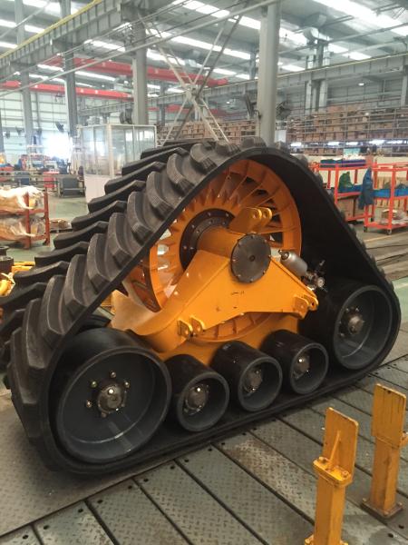 Wear Resistance Customized Case Rubber Tracks TP25"X6"X46 276" Length For
