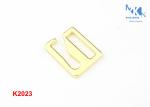 Custom Logo Handbag Strap Buckles , Pattern Design Metal Hardware For Bags