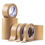 Pressure Sensitive Self Adhesive Carton Packing Brown Paper Tape Single Sided