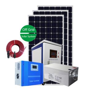 China 220vac Off Grid Solar Power System 48V Ground Rooftop factory