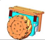 48V AGV Mecanum Wheel Drive Assembly 4 Wheel Load 500KG Diameter 180mm