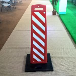 China Plastic Road Blowing Delineator Warning Sign Board factory