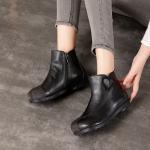 S079 Martin boots women short boots retro handmade leather fashion flat leather