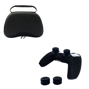 China Popular 4 in 1 Pre-assembled Portable Set PS5 EVA Bag Rockercap Handle Silicone Case factory