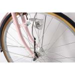 Flat Handlebar 6 Speed Classic Carbon City Bikes For 160-180cm Riders