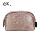 Custom Waterproof Shell Shape Zippered PU Lipstick Makeup Toiletry Bag