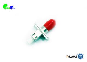 China LC Female - ST Female Metal Simplex Hybrid Fiber Optic Adapter Low Insertion Loss 0.2 dB factory