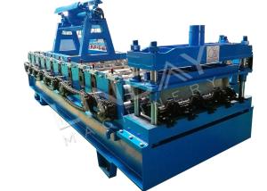 China 51mm Metal Deck Roll Forming Machine 0.8-1.2mm Galvanized Steel factory