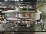 Stainless Steel Chafing Dish Hydraulic Lid 9.0Ltr Food Pan Buffet Cookwares