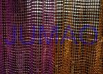 Flat Slice Flexible Decorative Metal Curtains Interior Decoration For Restaurant