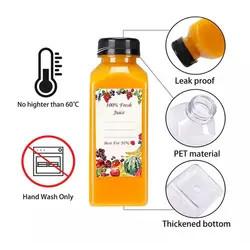 China Customized Printing 500ml PET Plastic Water Drinking Bottles For Juice And Beverage factory