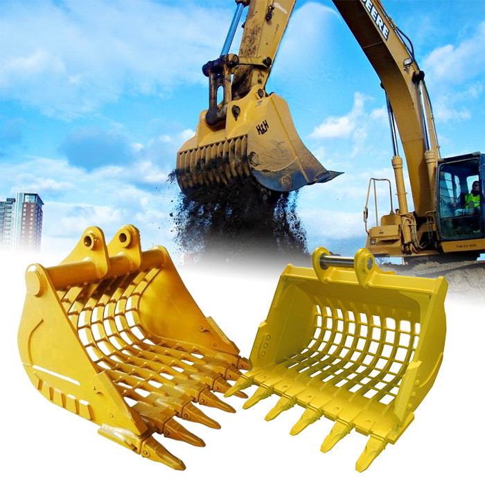 Professional High Efficiency Grid Bucket Excavator Skeleton Bucket For Excavator Sanny Hitachi Komatsu Cat Etc