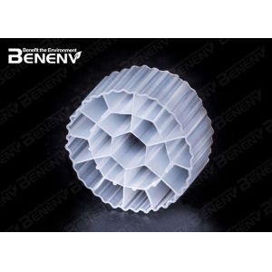 China Nitrification Denitrification MBBR  Biofilm Carriers 10 - 20 G/M2 Biomass on sale