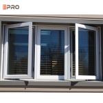 Double Glass Glazed Hurricane Thermal Break Aluminum Windows House Building