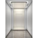Traction Hairline Stainless Steel Elevator Cabin Small Capacity Home Passenger