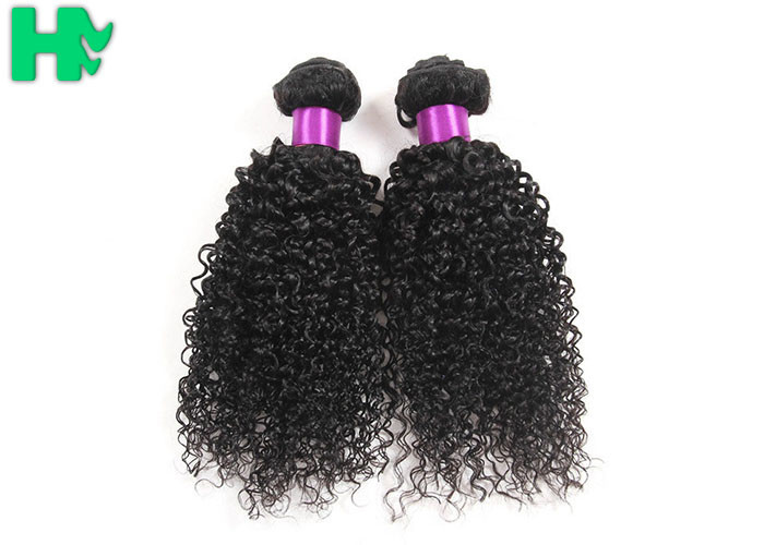 Natural Color 100% Natural Peruvian Virgin Kinky Curly Hair Extensions Human Hair Wave