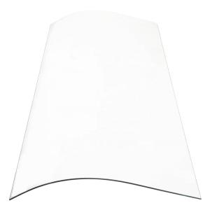 China 3-15mm Thickness J-Shape Curved Tempered Shower Glass for Bathroom Modernization Project factory