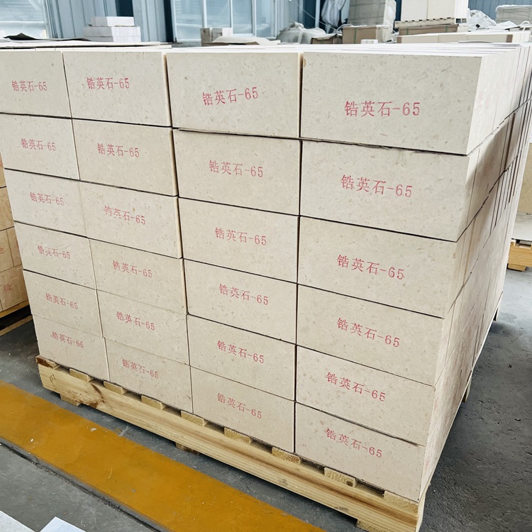 100MPa Cold Crushing Strength High Density Zircon Brick for Glass Furnace Front Wall and Superstructure