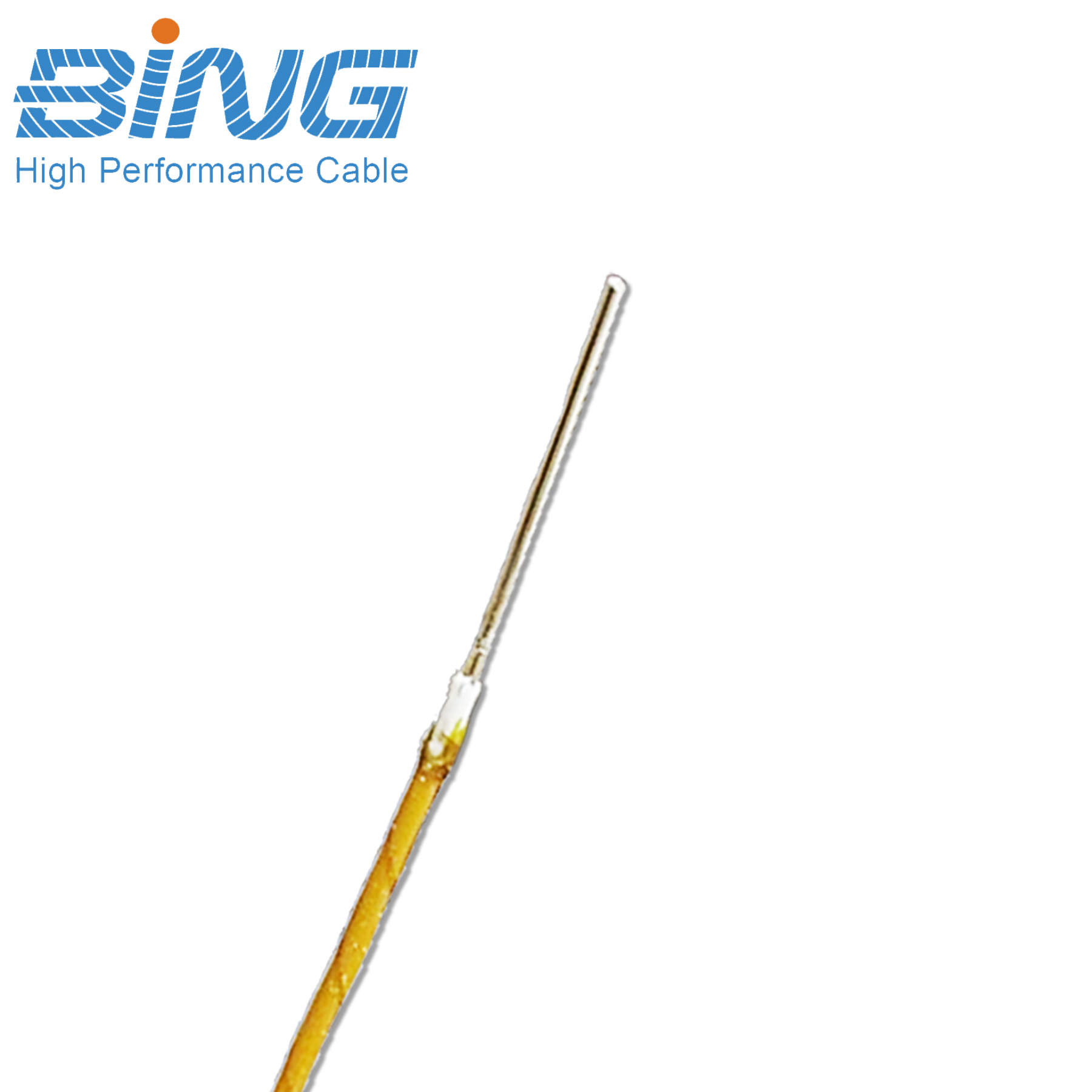 250V HET-SPC Polyimide Taped Wire Silver Plated Copper Lightweight Cable for Communication