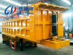 Steel 3 Axles 30ton Hydraulic Cylinder Dump Trailer Tripping Truck Cargo Semi