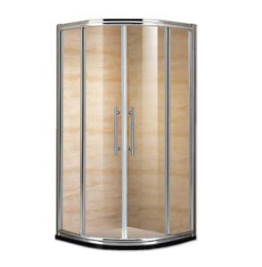 China Transparent Glass Aluminium Shower Cubicles Gloss Value 450 - 700GU factory