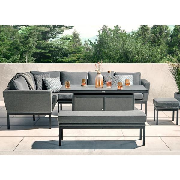 Mail packing Y AJUNION Luxury Outdoor Fabric Patio Furniture Dining Set with
