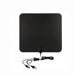 China Mohu Leaf 50 60 mile Black ABS HDTV Thin Indoor Antenna Renewed factory