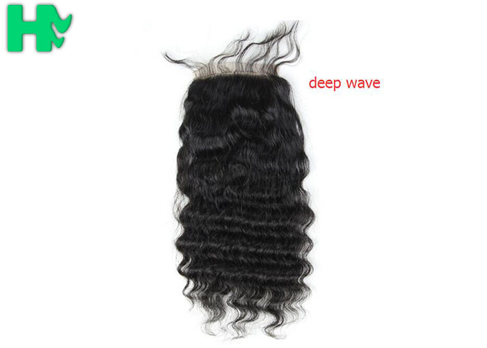 Brazilian Human Hair Closure 4*4 Closure Extensions With baby hair For Women