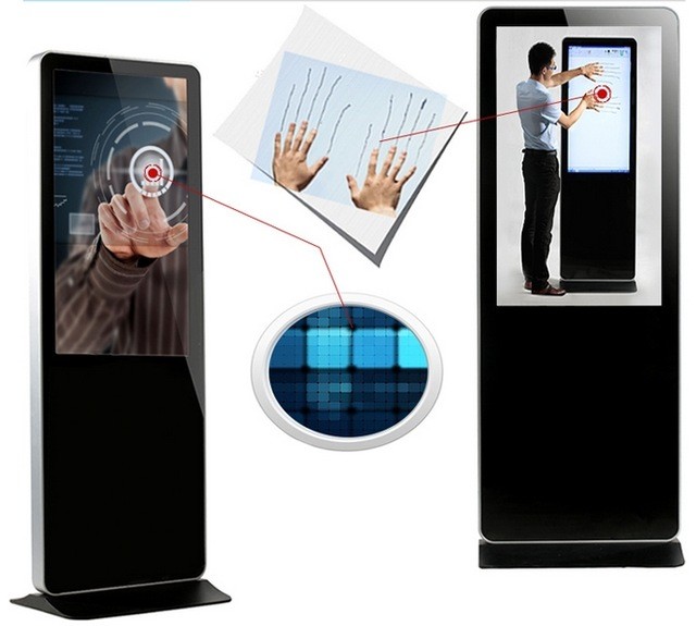 55 inch digital signage kiosk floor-standing advertising screen