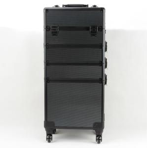 China Aluminum Trolley Makeup Case/Pro Makeup Case with Locks and Dividers for Secure and Organized Storage factory