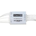 18CH Micro CWDM Aluminum Mini Box Mux Demux Singe Fiber LC UPC 1270nm 1610nm