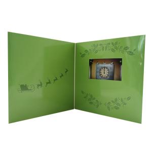 China 2.4 Inch Digital LCD Promotional Video Card High Resoulution For Business Use factory