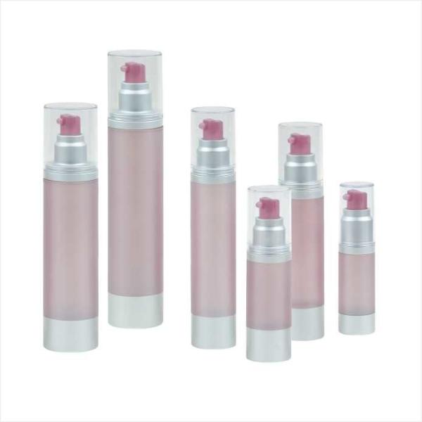 15ml 30ml 50ml 60ml 80ml 100ml 120ml Plastic Airless Bottle with Aluminum Collar