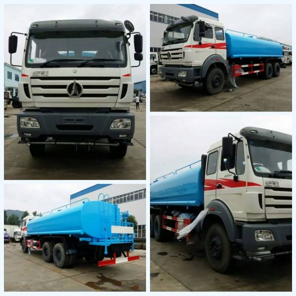 North-benz Beiben 6x4 LHD Right Hand Drive 15M3 Road Street Water Sprinkler Spraying Vehicle Water Truck