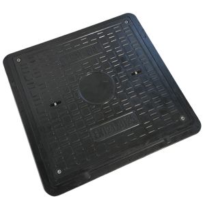 China Roadway Use 400mm Diameter Round BMC Composite Manhole Cover on sale