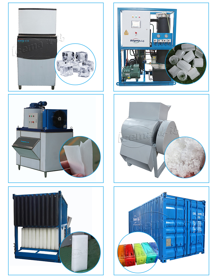 5T Brind Machine Shape Refrigerator Ice Block Moulding Machine