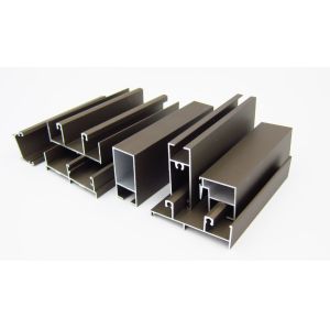 Custom 6063 T5 Aluminium Sliding Window Profile frames Powder Coating