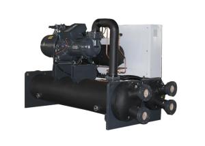 China Dn150 Screw Water To Water Geothermal Energy Heat Pump Semi Hermetic factory