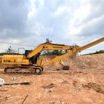 0.6CBM Bucket Telescopic Excavator Arm For CAT320 EX330 CAT330